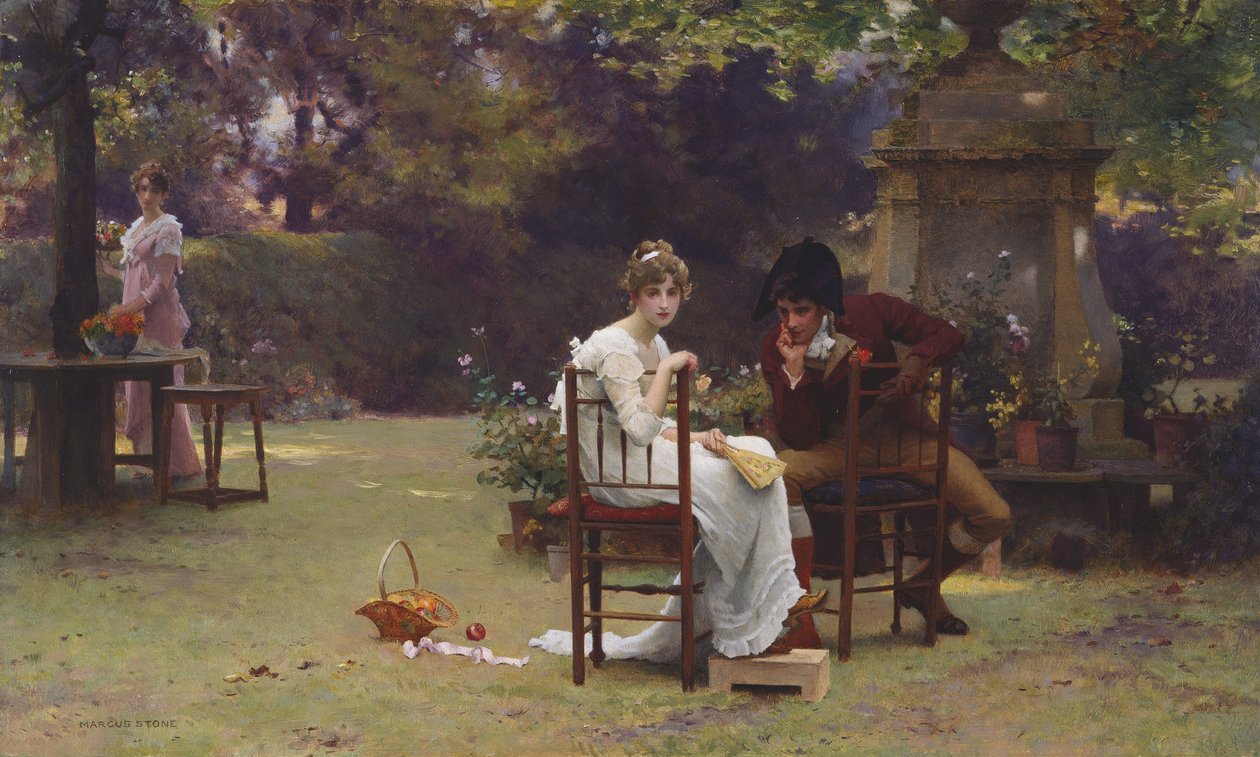 Two's Company, Three's None av Marcus Stone