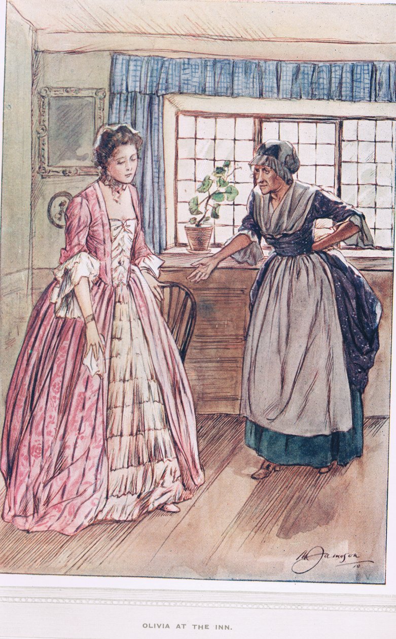 Olivia at the Inn, illustrasjon fra 