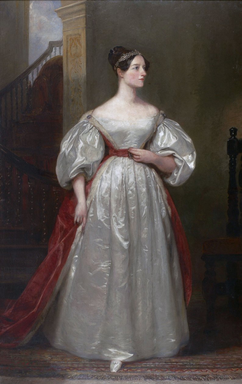 Portrett av Ada Lovelace (1815–1852) av Margaret Sarah Carpenter