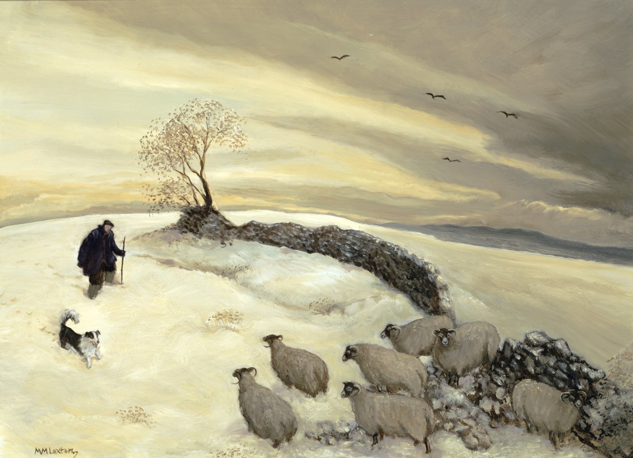 Dyster vinterdag av Margaret Loxton