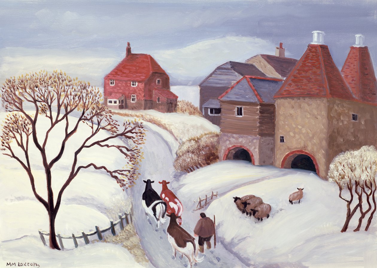 Kjører hjem i snøen av Margaret Loxton