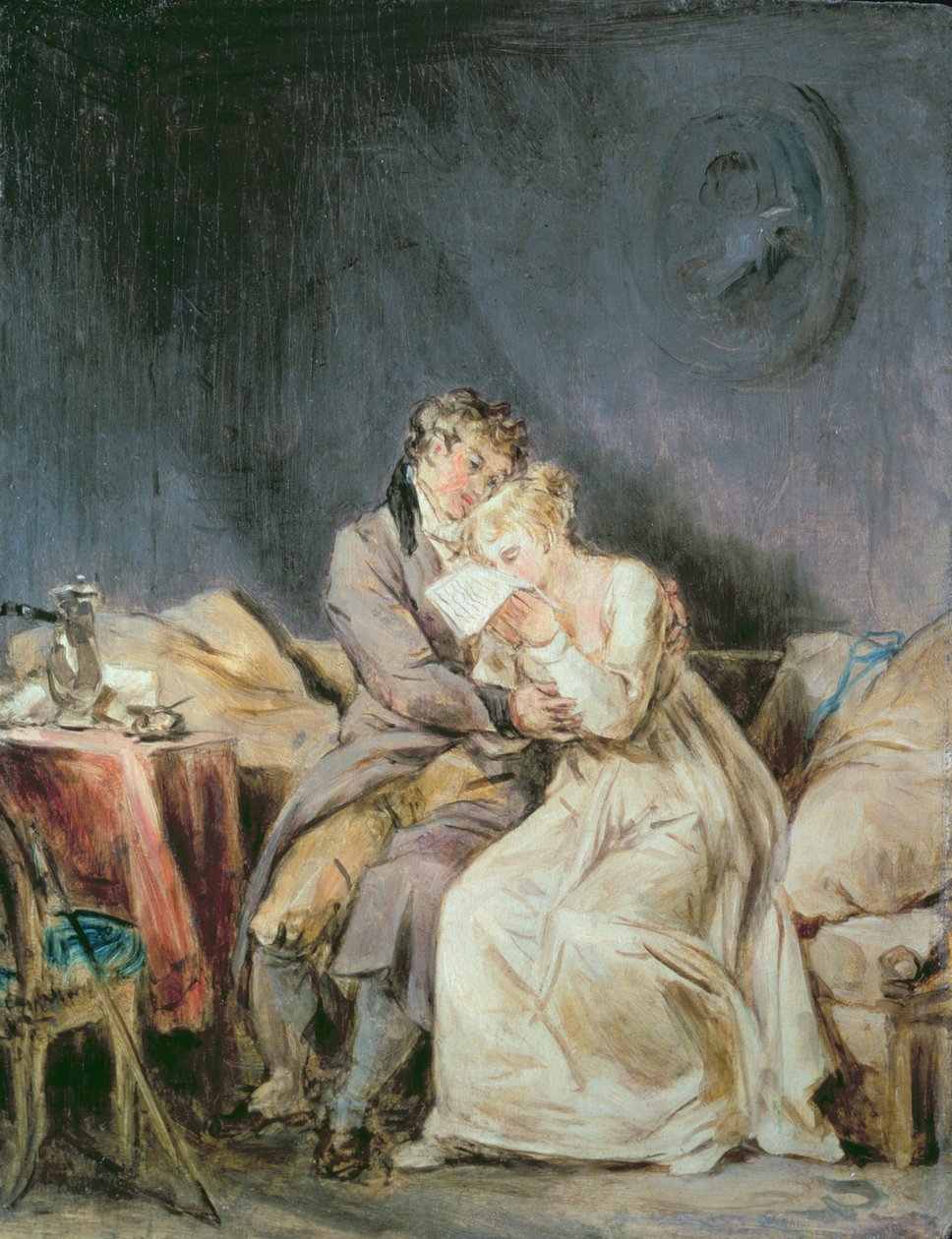 Lese brevet (panel) av Marguerite Gerard