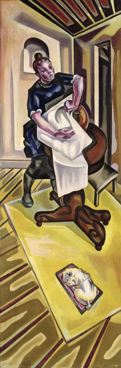 The Washing, før 1921 av Maria Blanchard