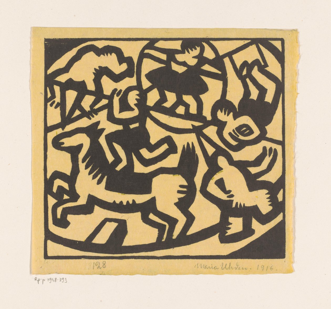 Sirkusartister av Maria Uhden (signed by artist)