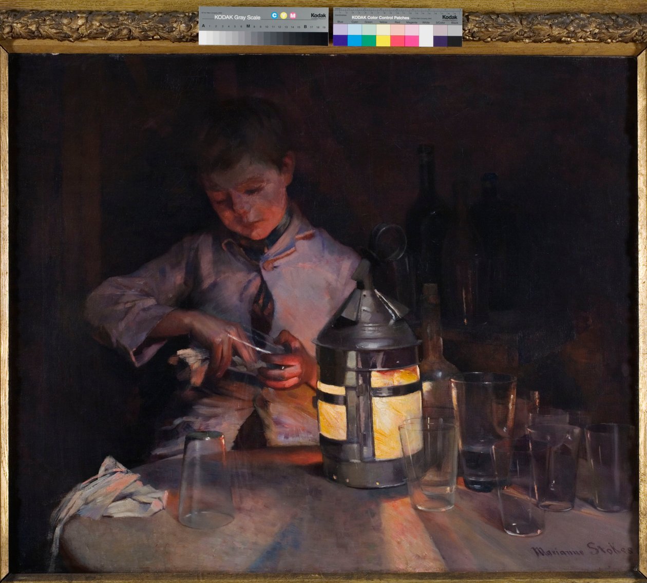 Lanternelys, 1888 av Marianne Stokes