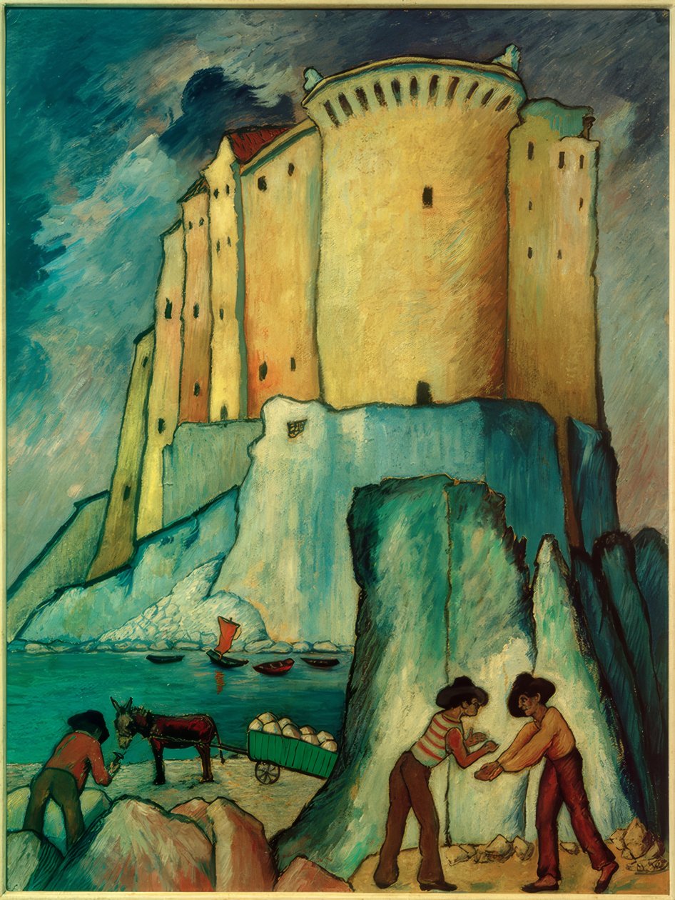 Slott ved Middelhavet av Marianne von Werefkin