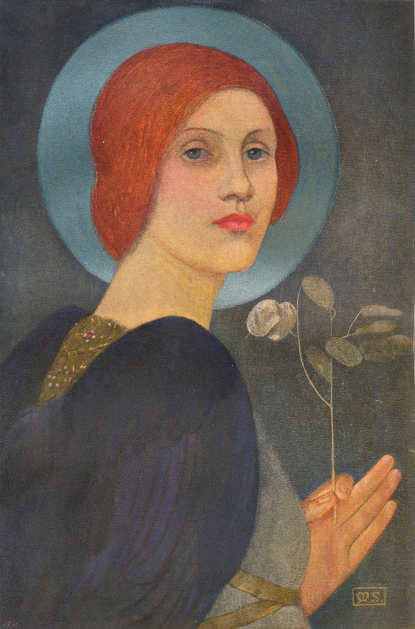 En engel, c1905 av Marianne Stokes