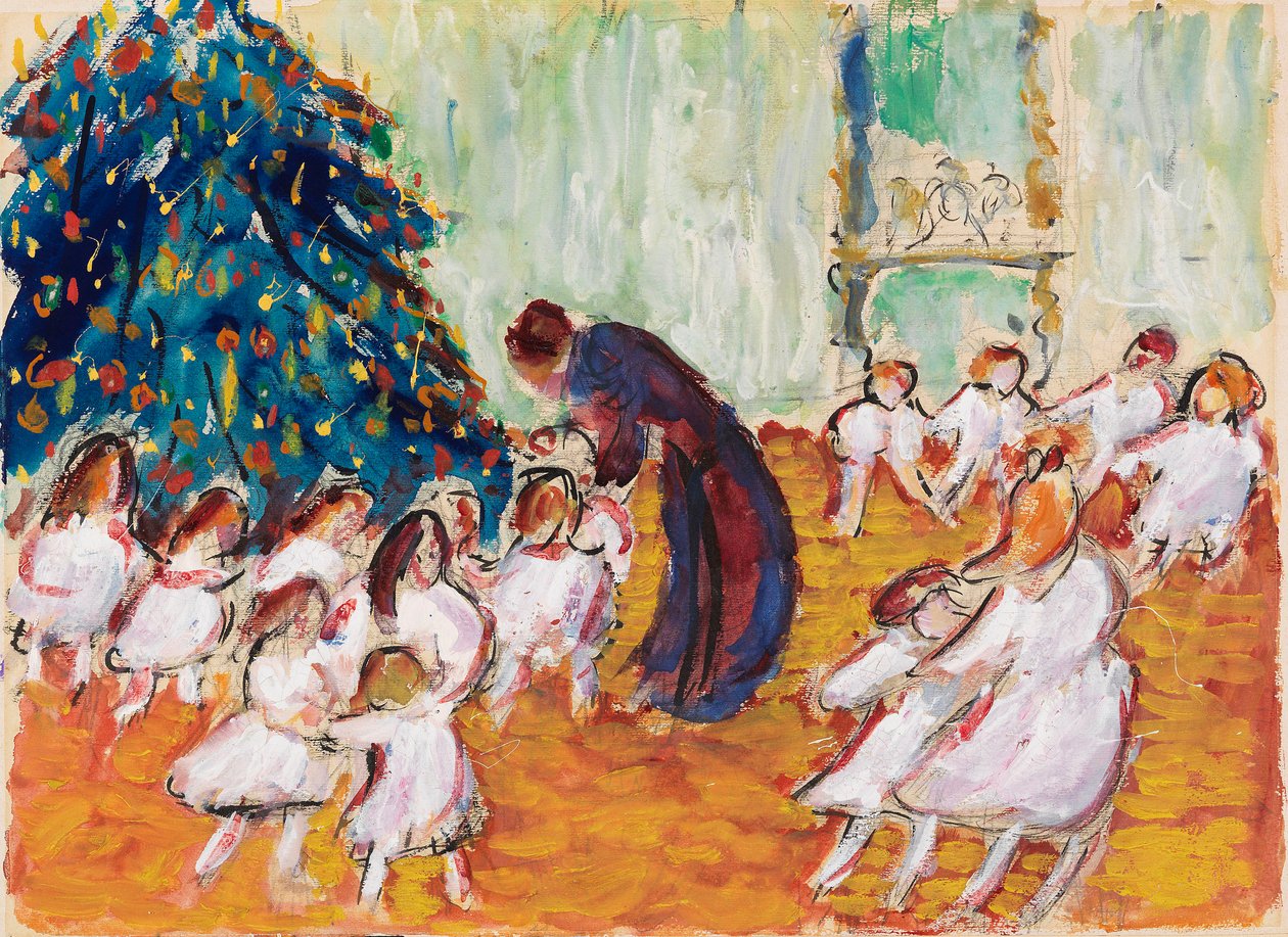 Juletre, 1911. av Marianne von Werefkin