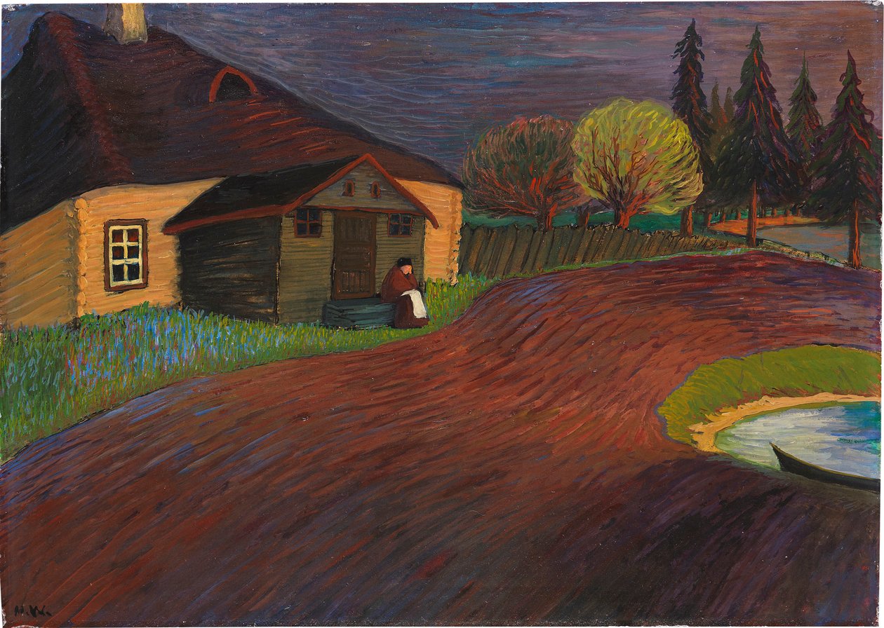 Minnet, 1907-1908. av Marianne von Werefkin