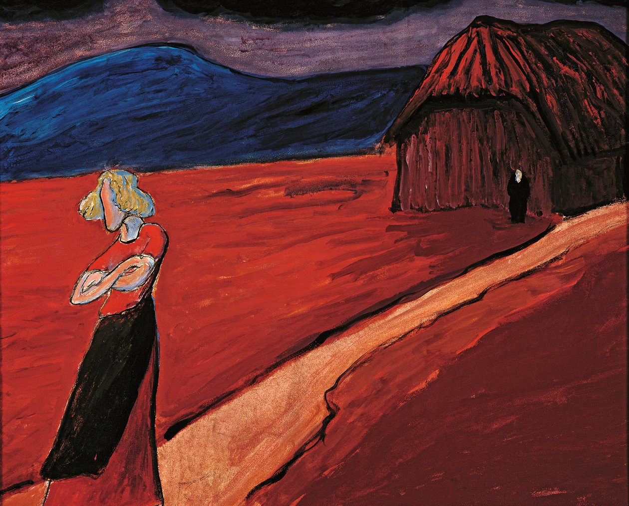 Tragisk stemning, 1910. av Marianne von Werefkin