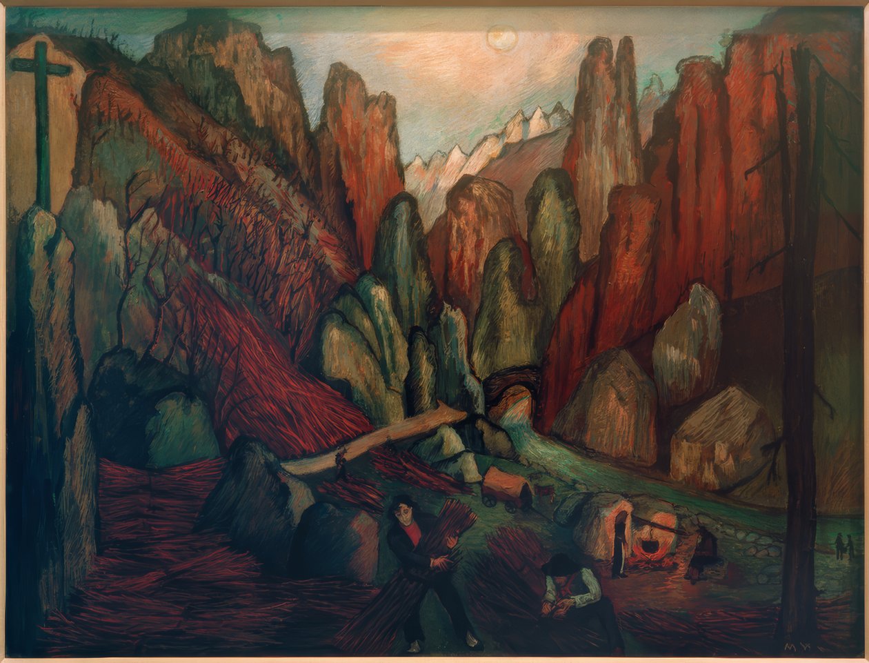 tømmerhugger av Marianne von Werefkin