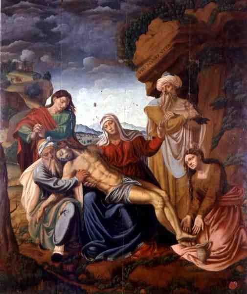Pieta of the Converted (olje på panel) av Mariano Riccio