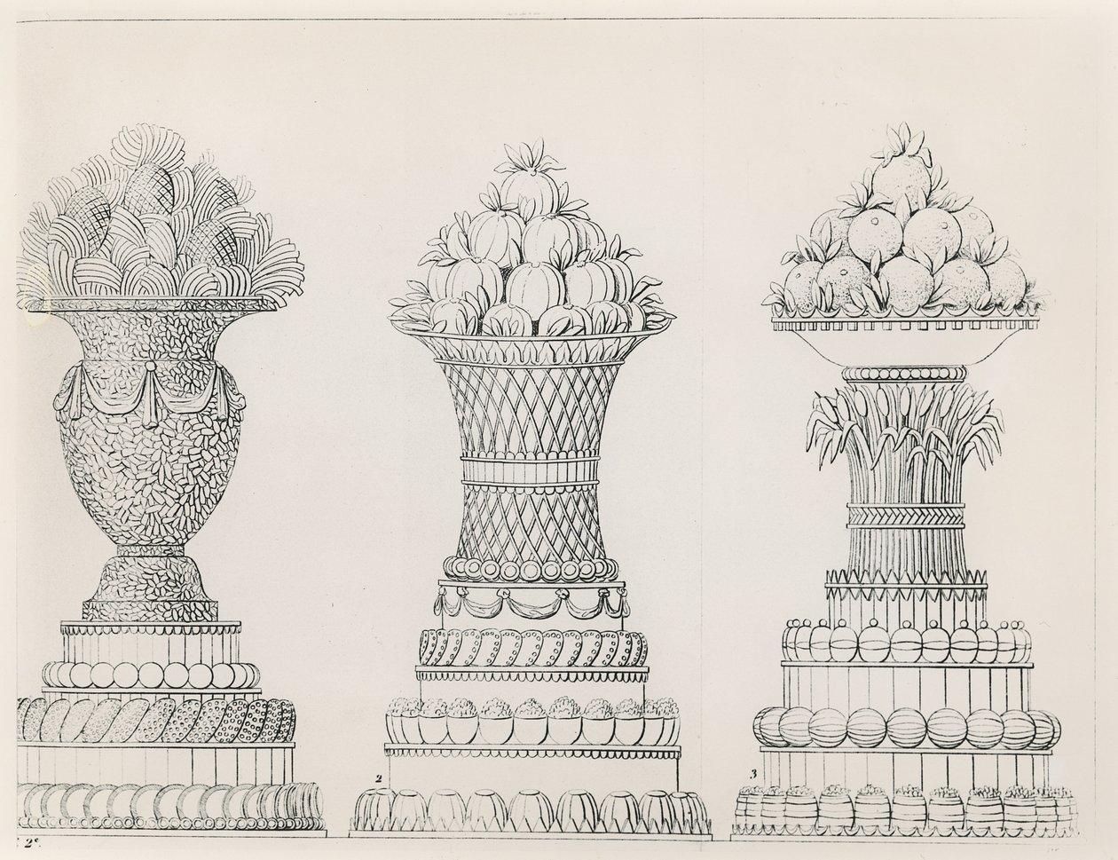 Design av Antoine Careme av Marie Antoine Careme