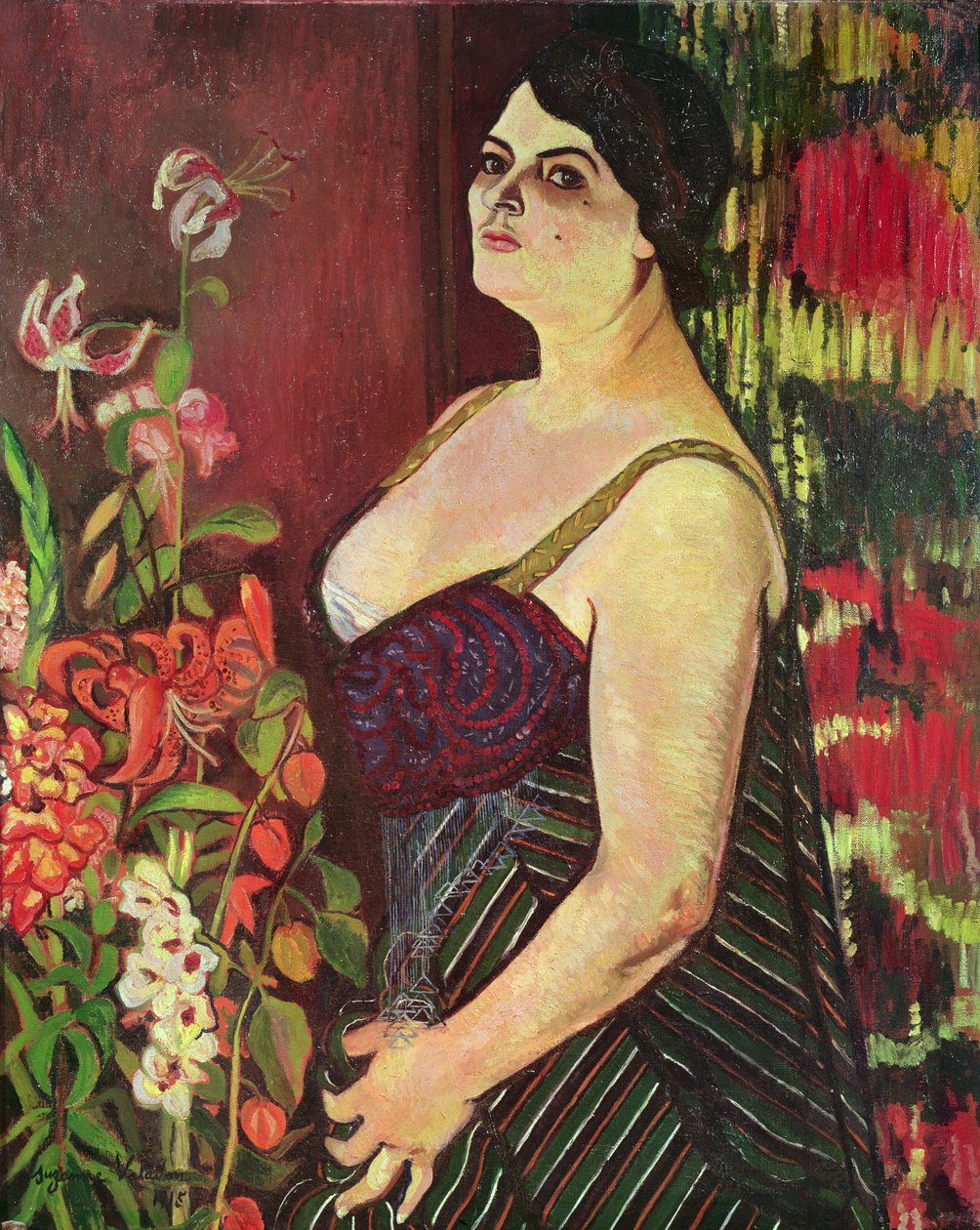 Portrett av Madame Coquiot, 1918 av Marie Clementine (Suzanne) Valadon