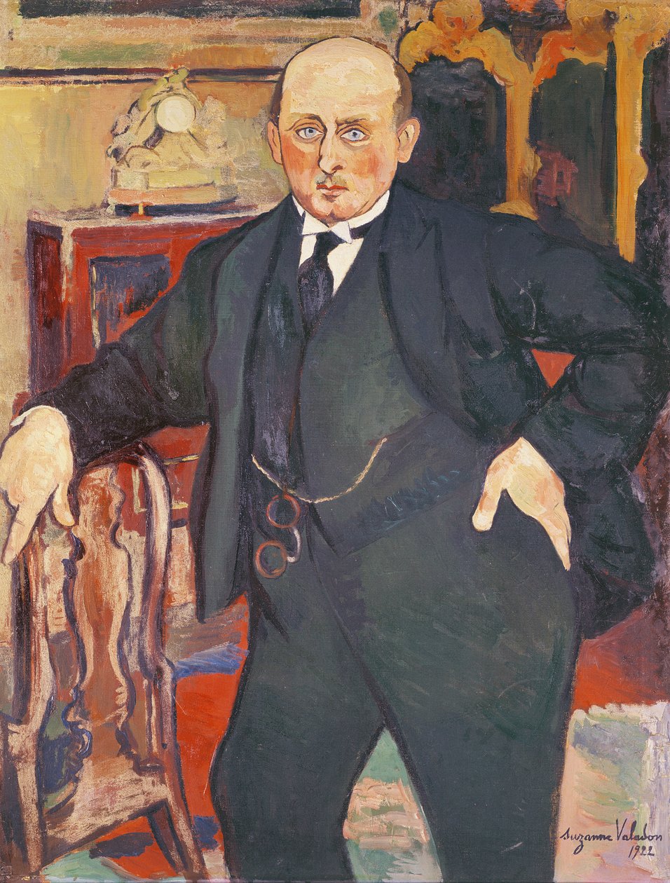 Portrett av Monsieur Mori, 1922 av Marie Clementine (Suzanne) Valadon