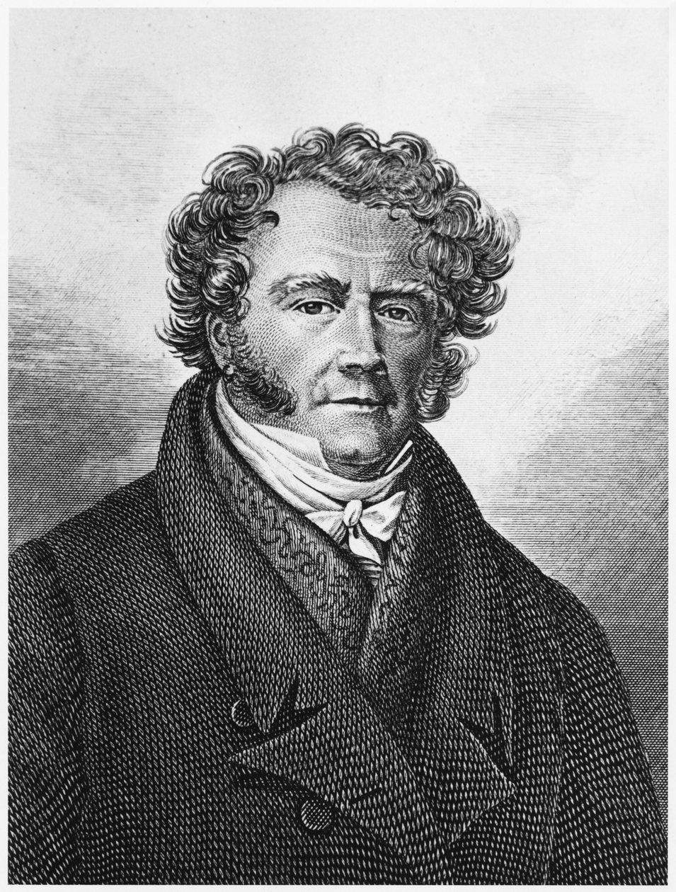 Francois Eugene Vidocq, ca. 1830-40 (bw-bilde) av Marie Gabrielle Coignet