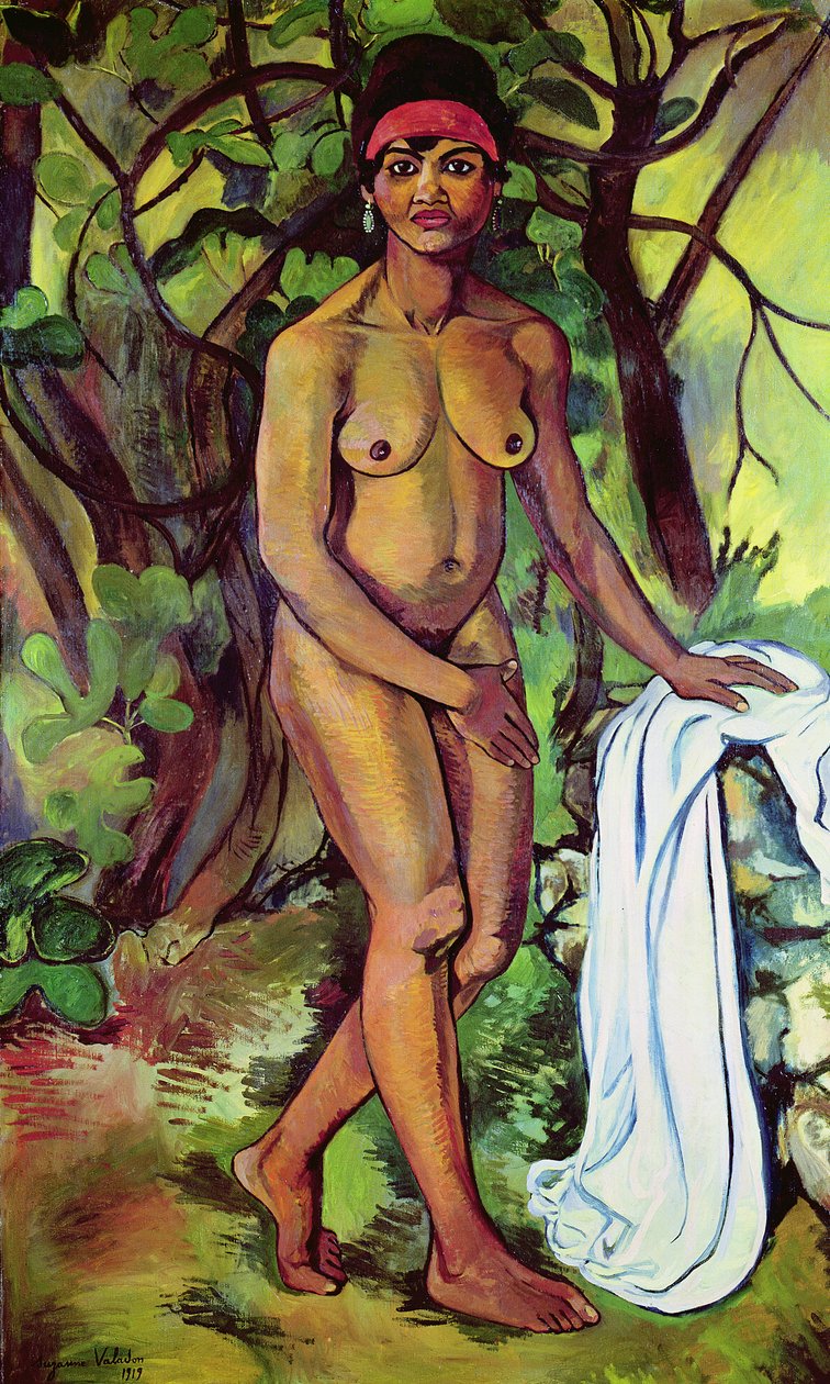 Naken svart kvinne av Marie Clementine (Suzanne) Valadon