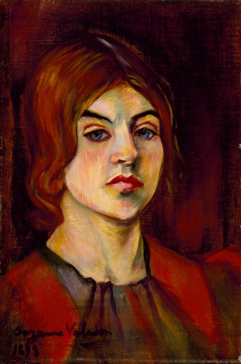 Selvportrett, 1898 av Marie Clementine (Suzanne) Valadon