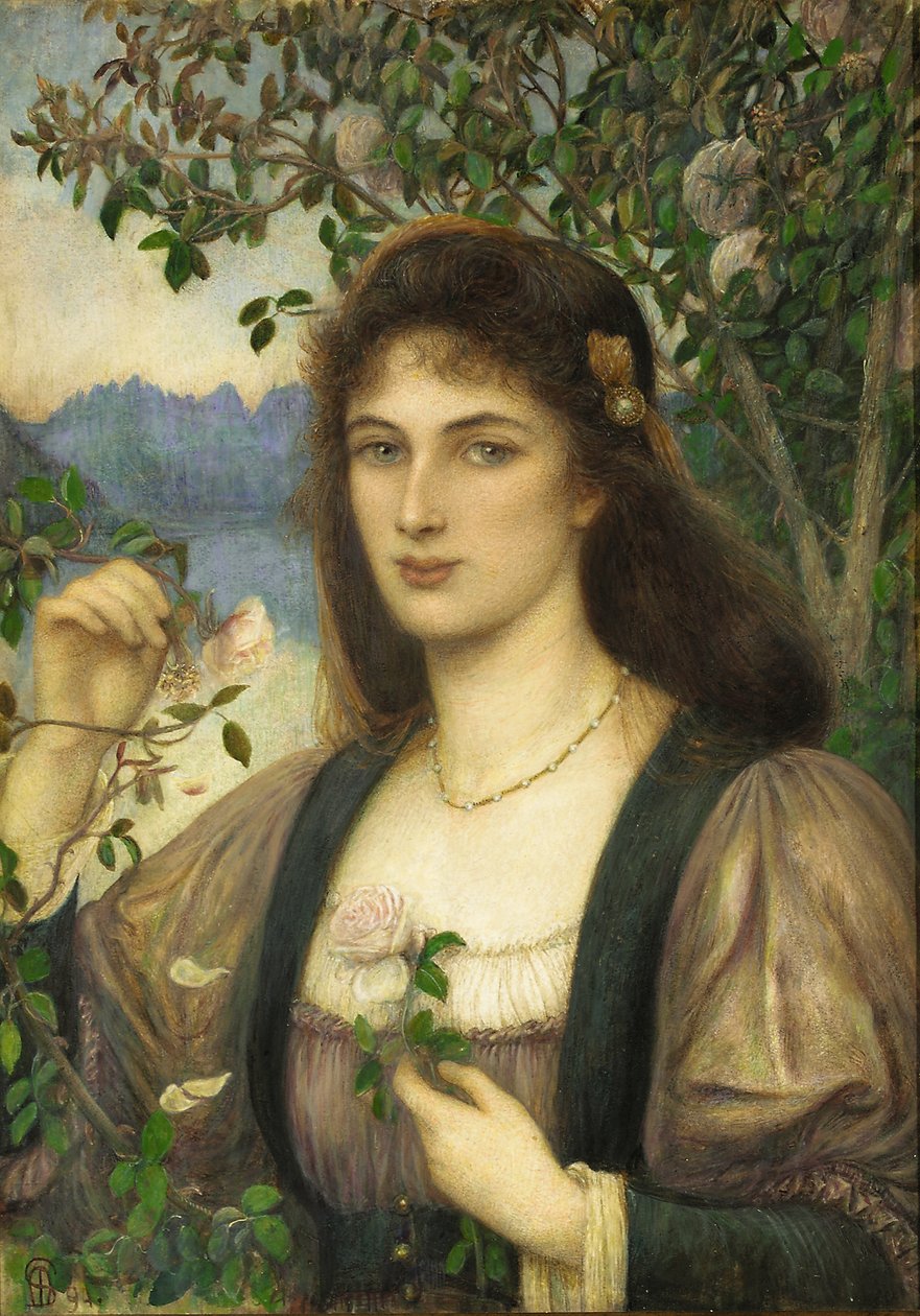 Rosen fra Armidas hage, 1994 av Marie Spartali Stillman