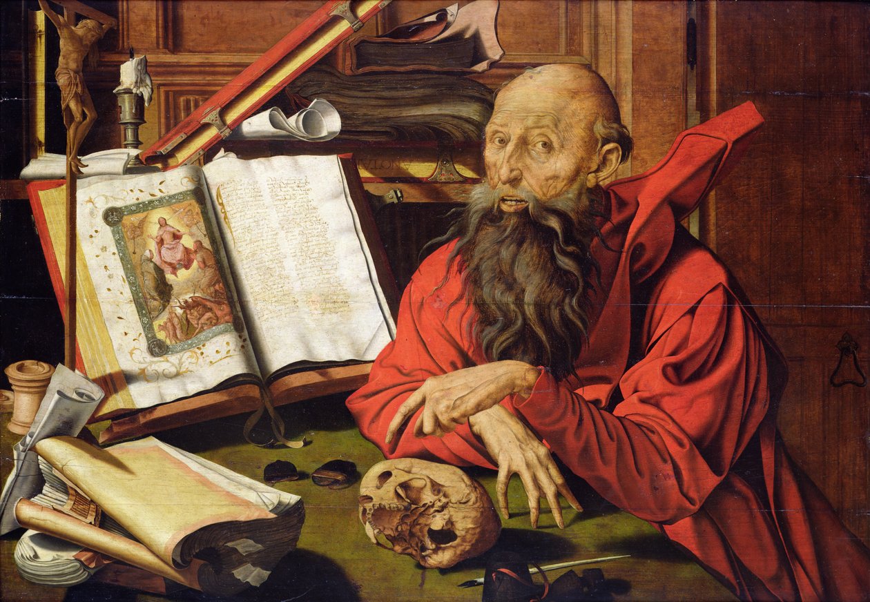 St. Hieronymus i meditasjon av Marinus van Roejmerswaelen