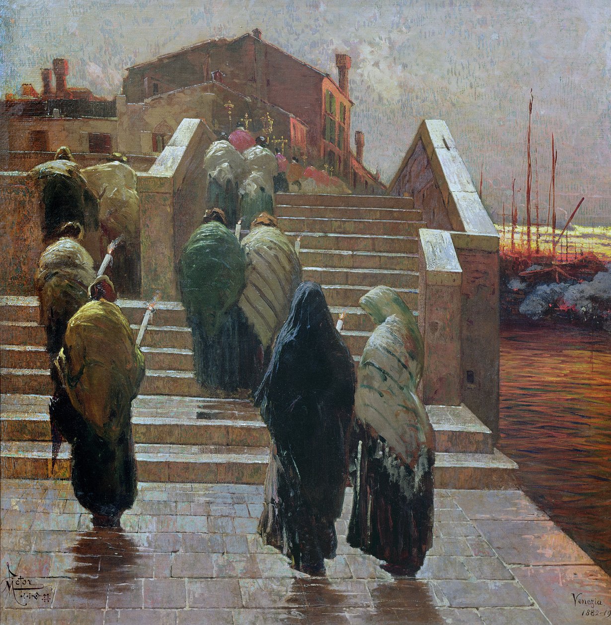 Evening Red, fra Beau Temps Espoir, 1882-1902 av Mario de Maria