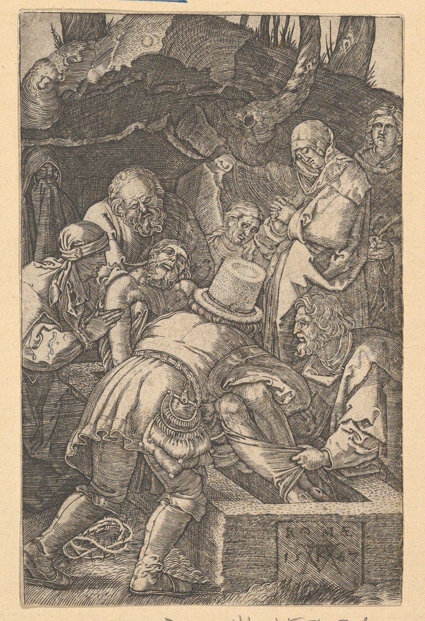 Gravleggingen, 1567. av Mario Cartaro