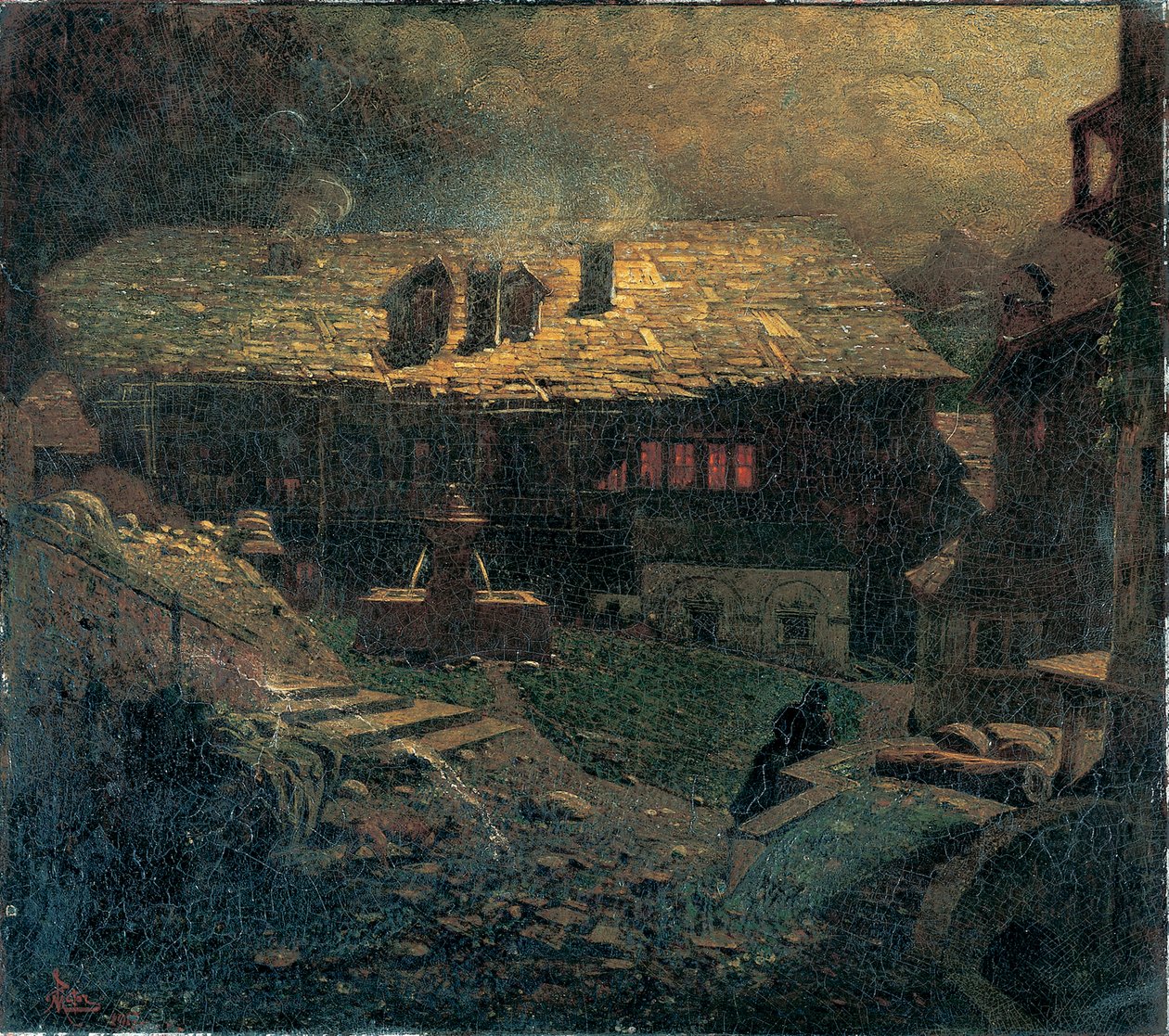 Nocturne Amongst the Tenements av Mario de Maria