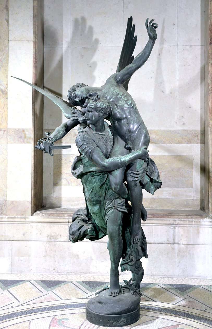 Ære til de seirende, 1874 (bronse) av Marius Jean Antonin Mercie