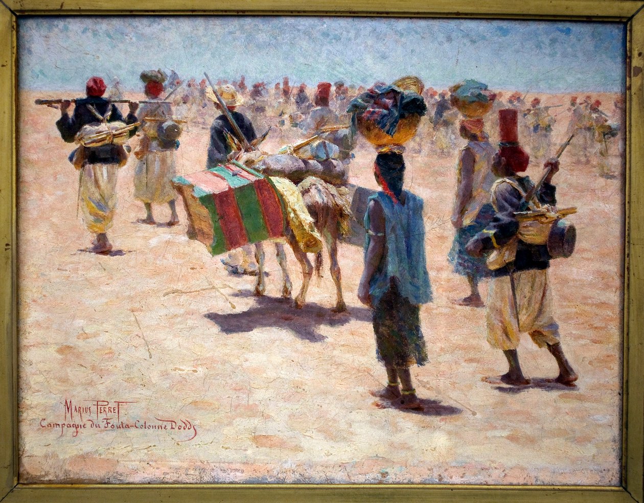 De senegalesiske skytterne, ca. 1890 av Marius Perret