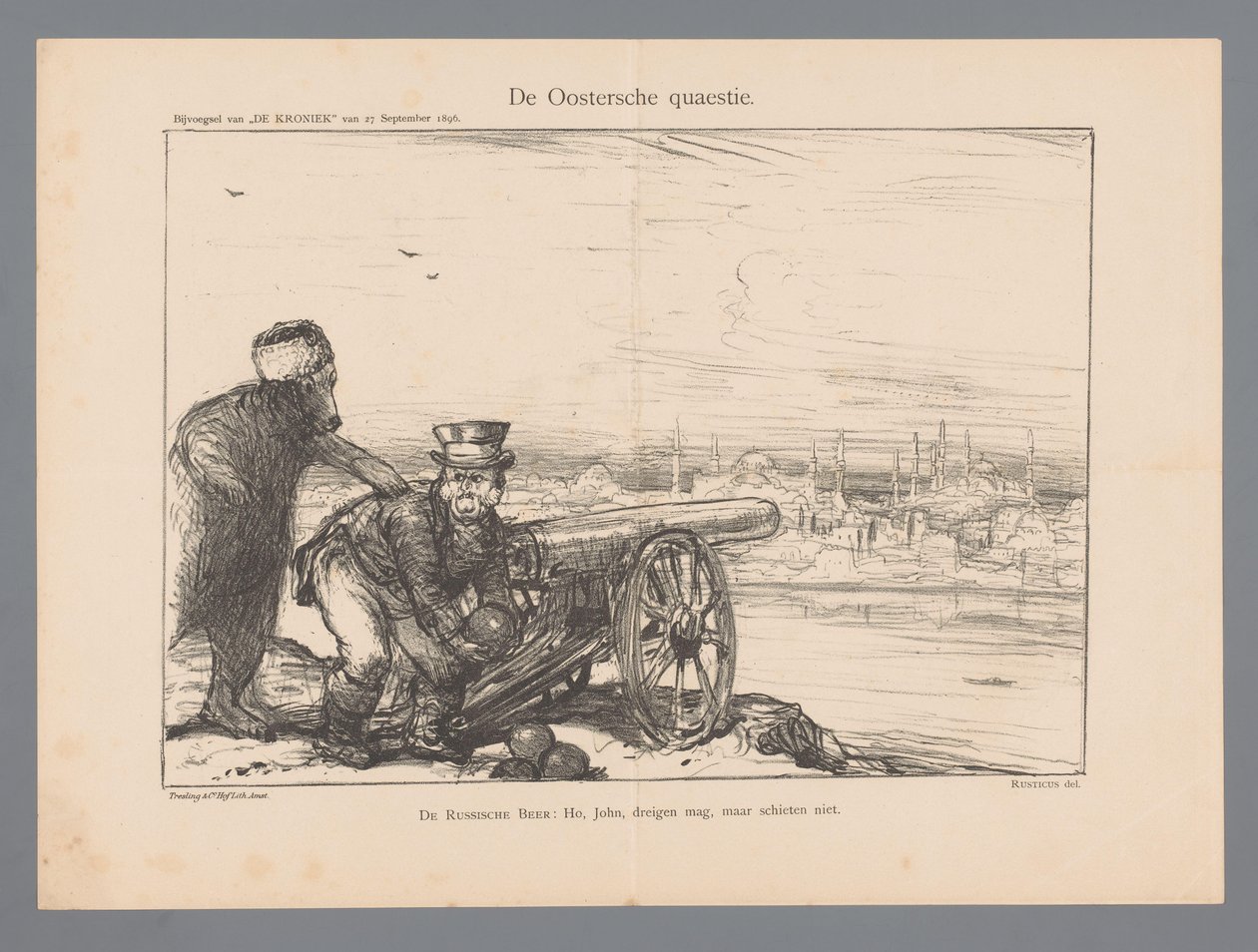 The Eastern Question (tittel på objekt) av Marius Bauer