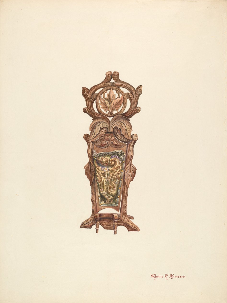 Bootjack & Slipper-holder, ca. 1940. av Marius Hansen