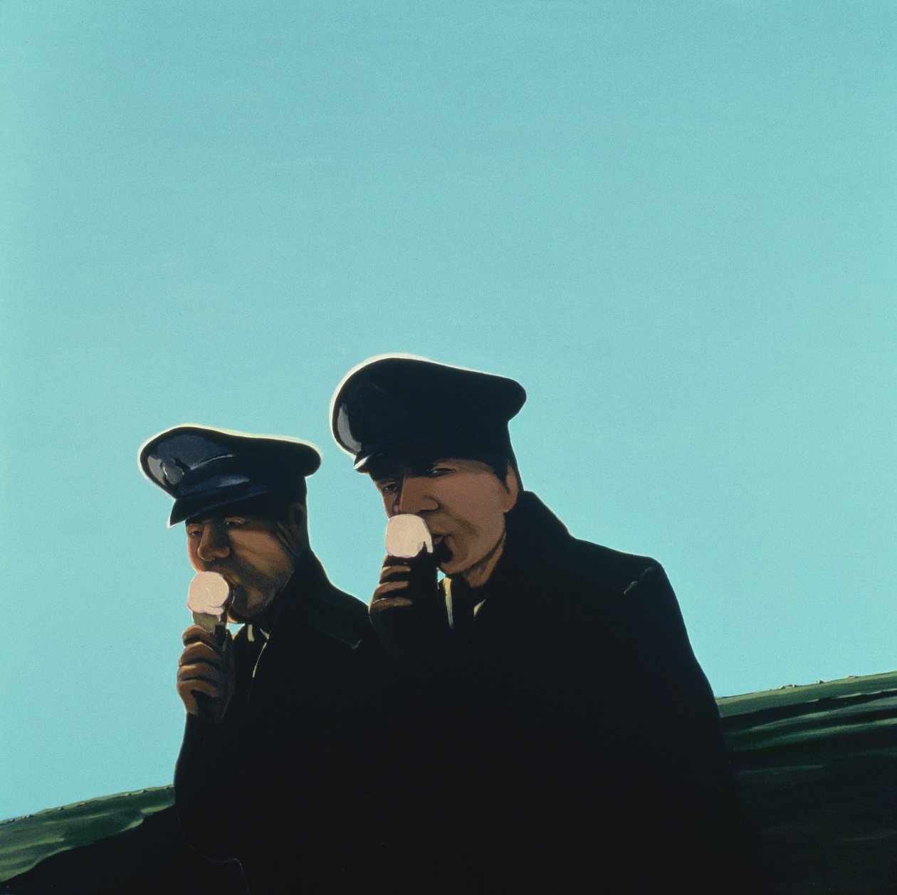 Cuban Portrait no.6, 1996 (akryl på lerret) av Marjorie Weiss