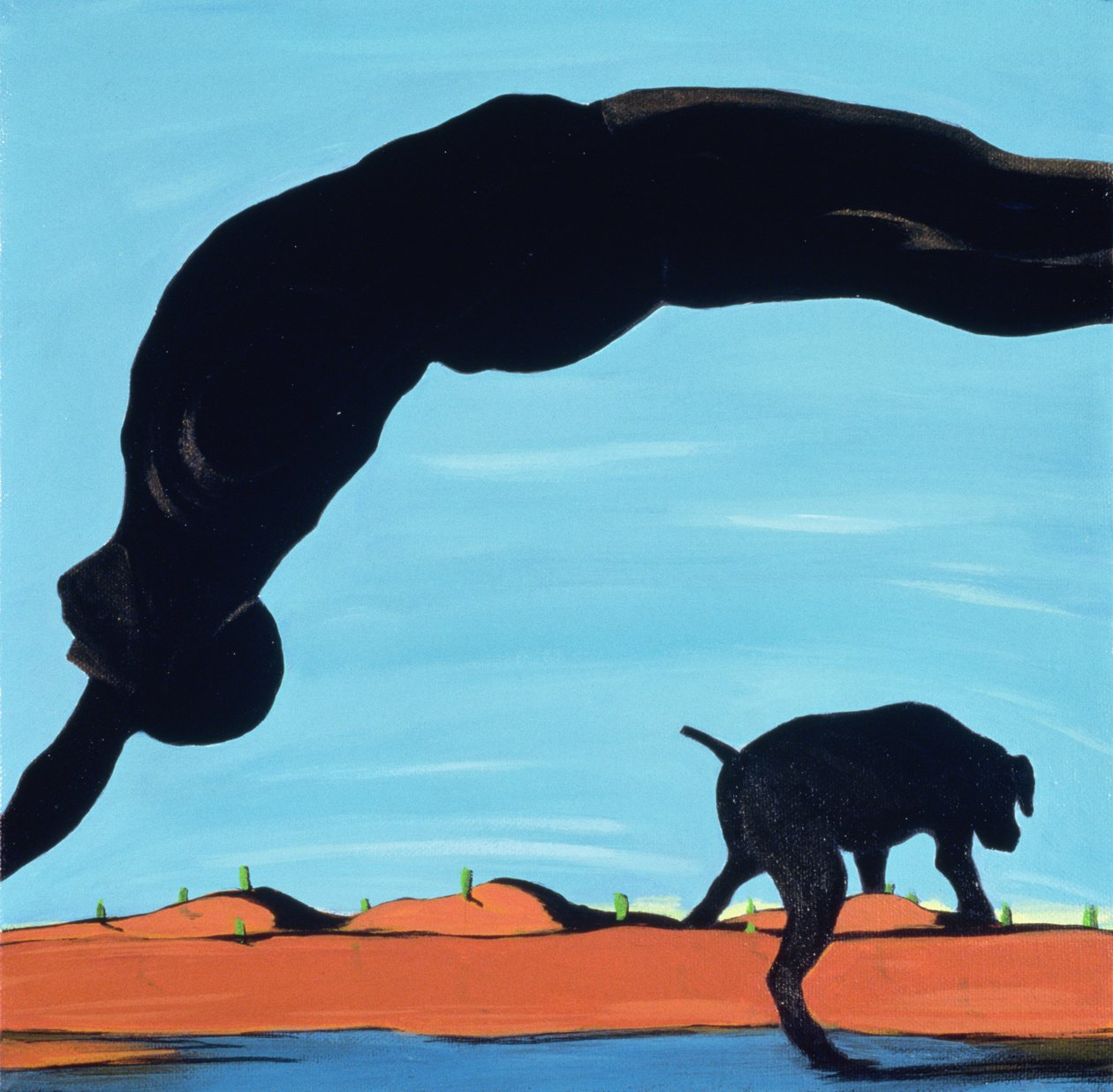 The Pride of Chestertown, 2000 (akryl på lerret) av Marjorie Weiss