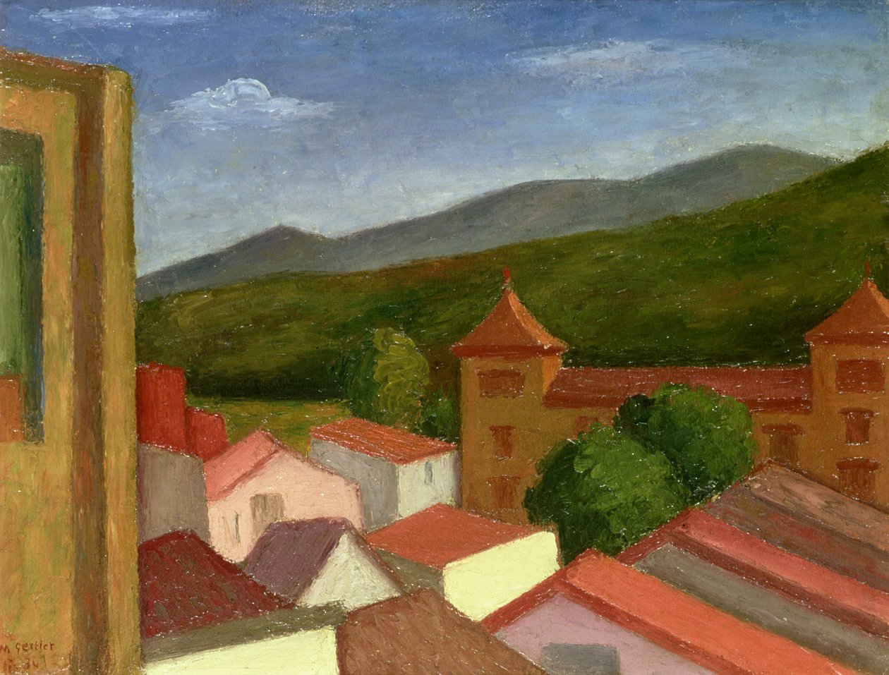 Klosteret, 1934 av Mark Gertler
