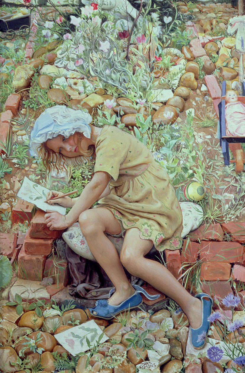 Molly i hagen, 1930 av Mark Lancelot Symons