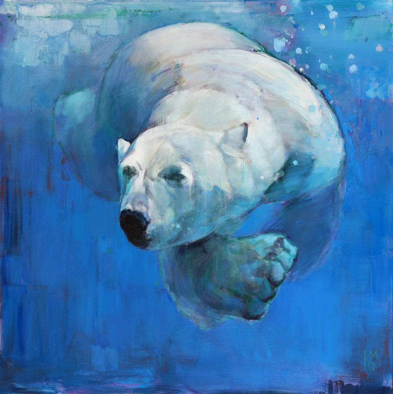 Deep Blue, 2016, av Mark Adlington