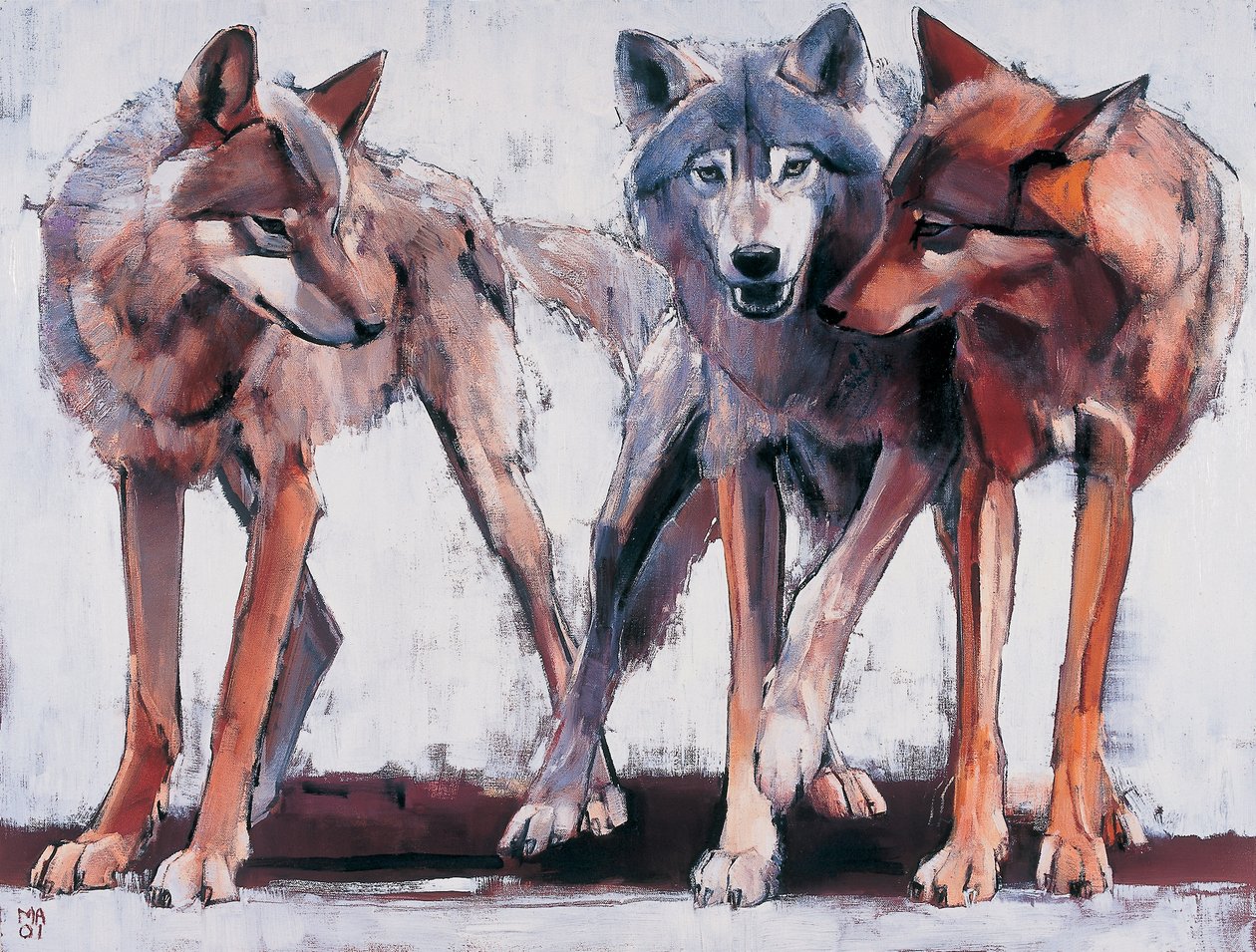 Pakkeledere, 2001 av Mark Adlington