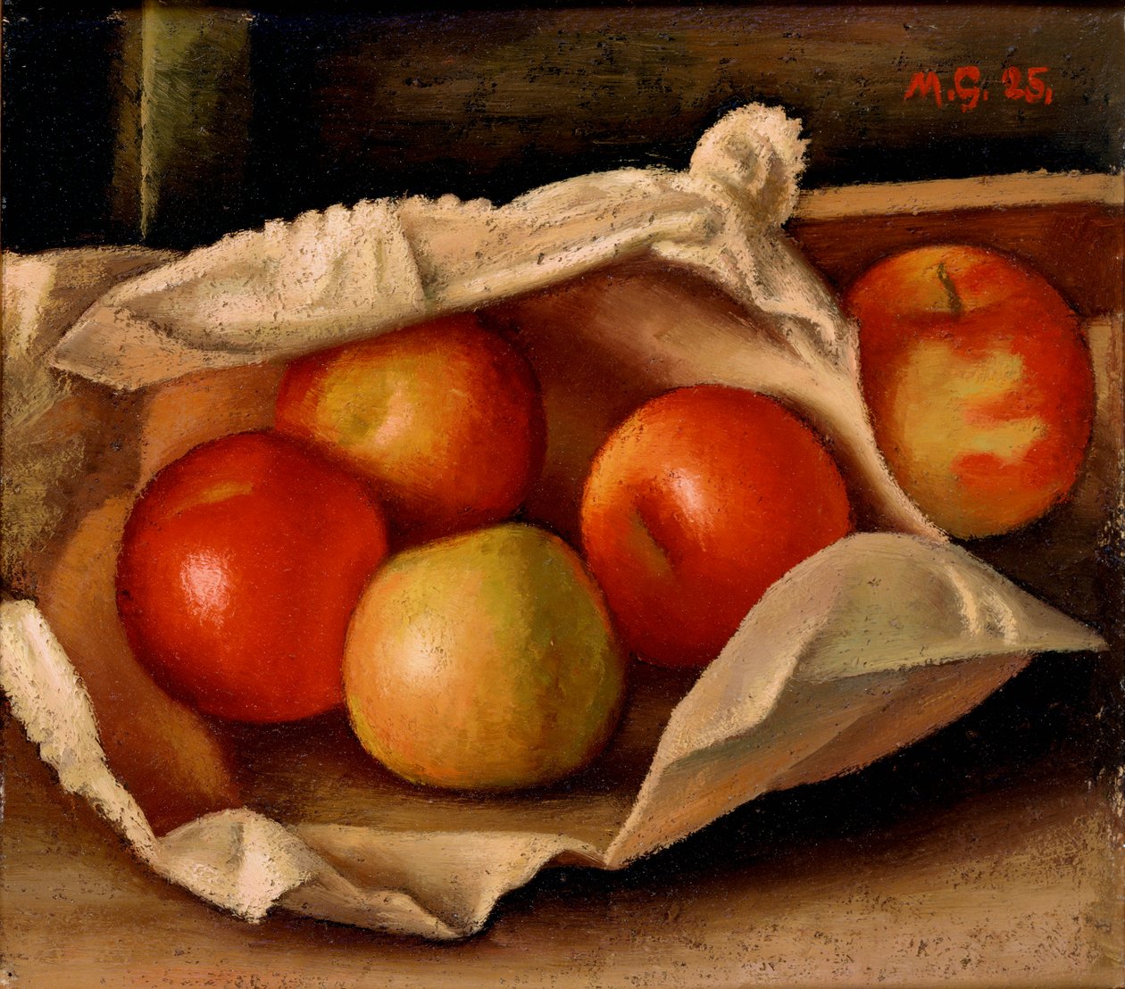 Epler i en pose, 1925 av Mark Gertler