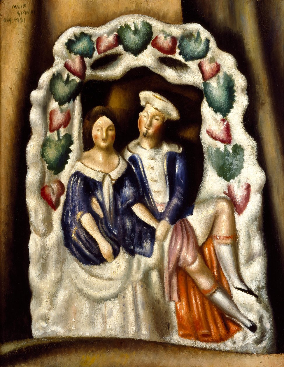 Staffordshire Group, 1921 av Mark Gertler