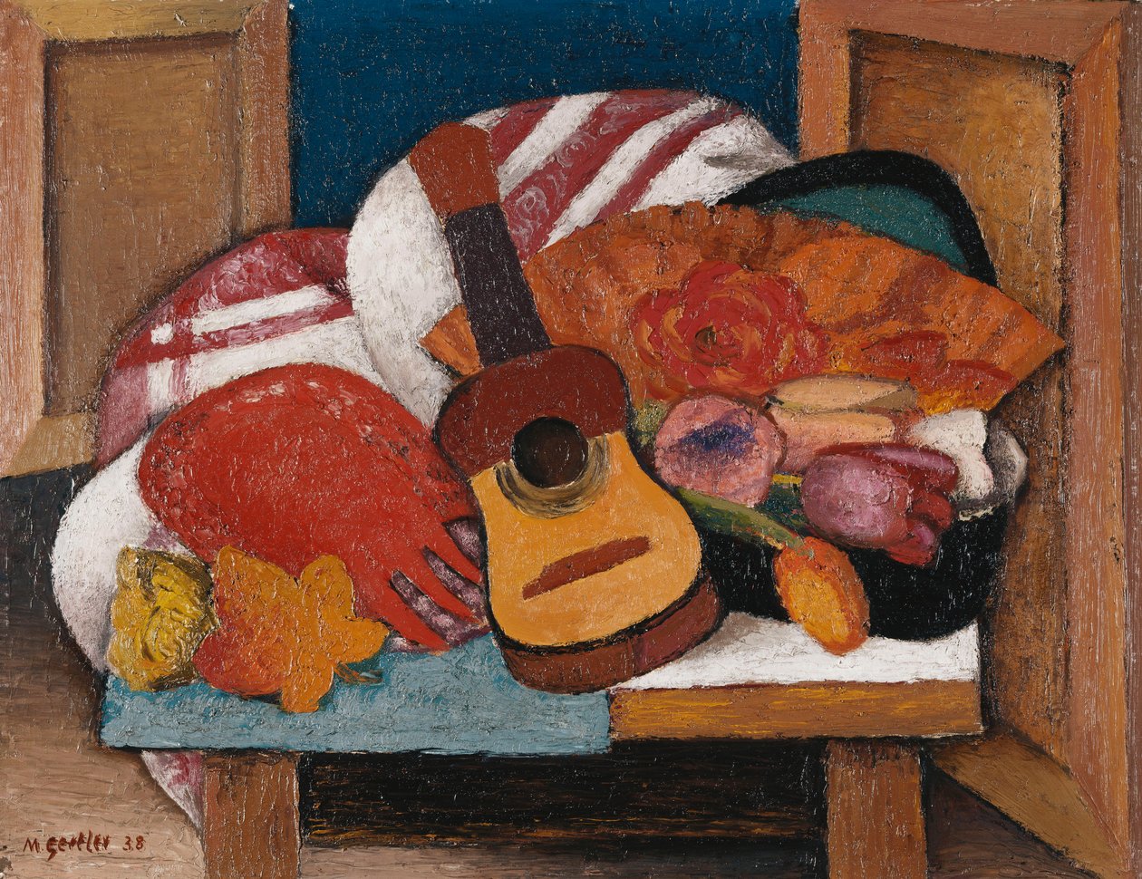 Studie for The Spanish Fan av Mark Gertler