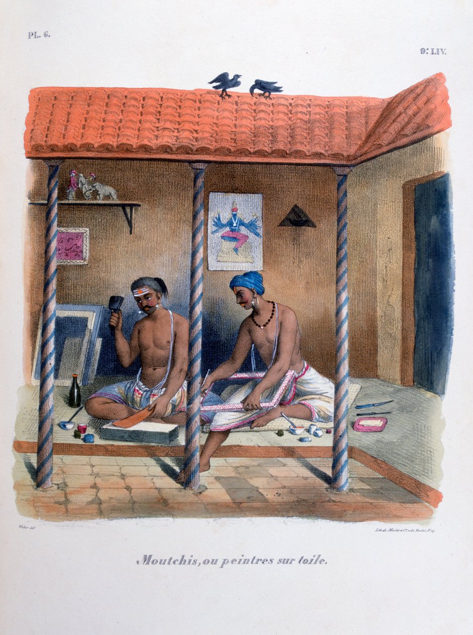 Stoffmalere, 1828 av Marlet et Cie