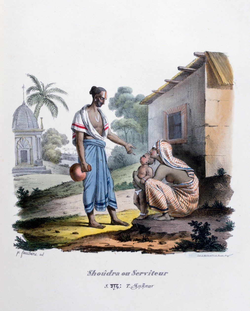Tjener, 1828 av Marlet et Cie
