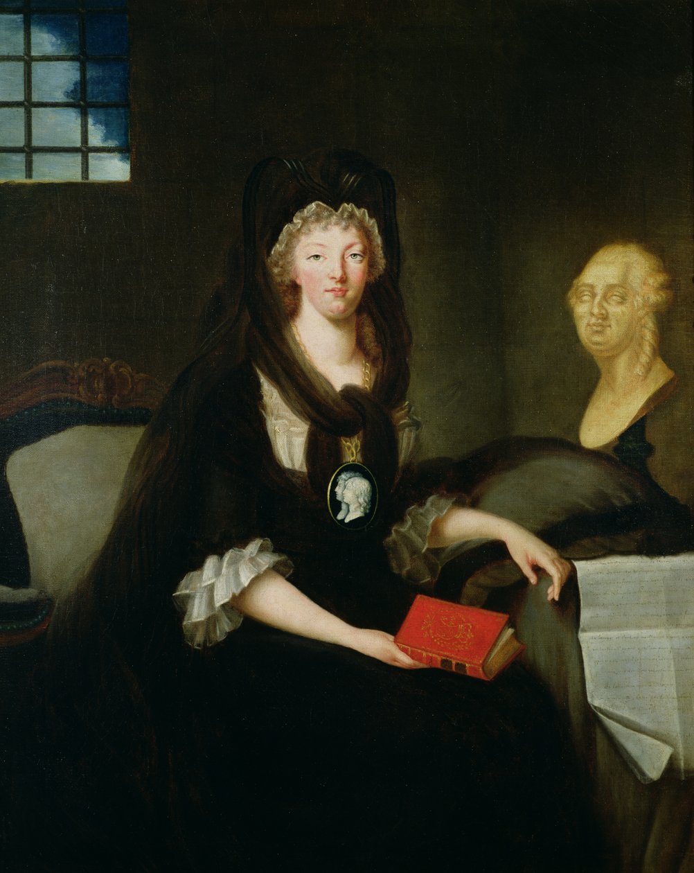 Marie-Antoinette (1755-93) ved Conciergerie av Marquise de Brehan