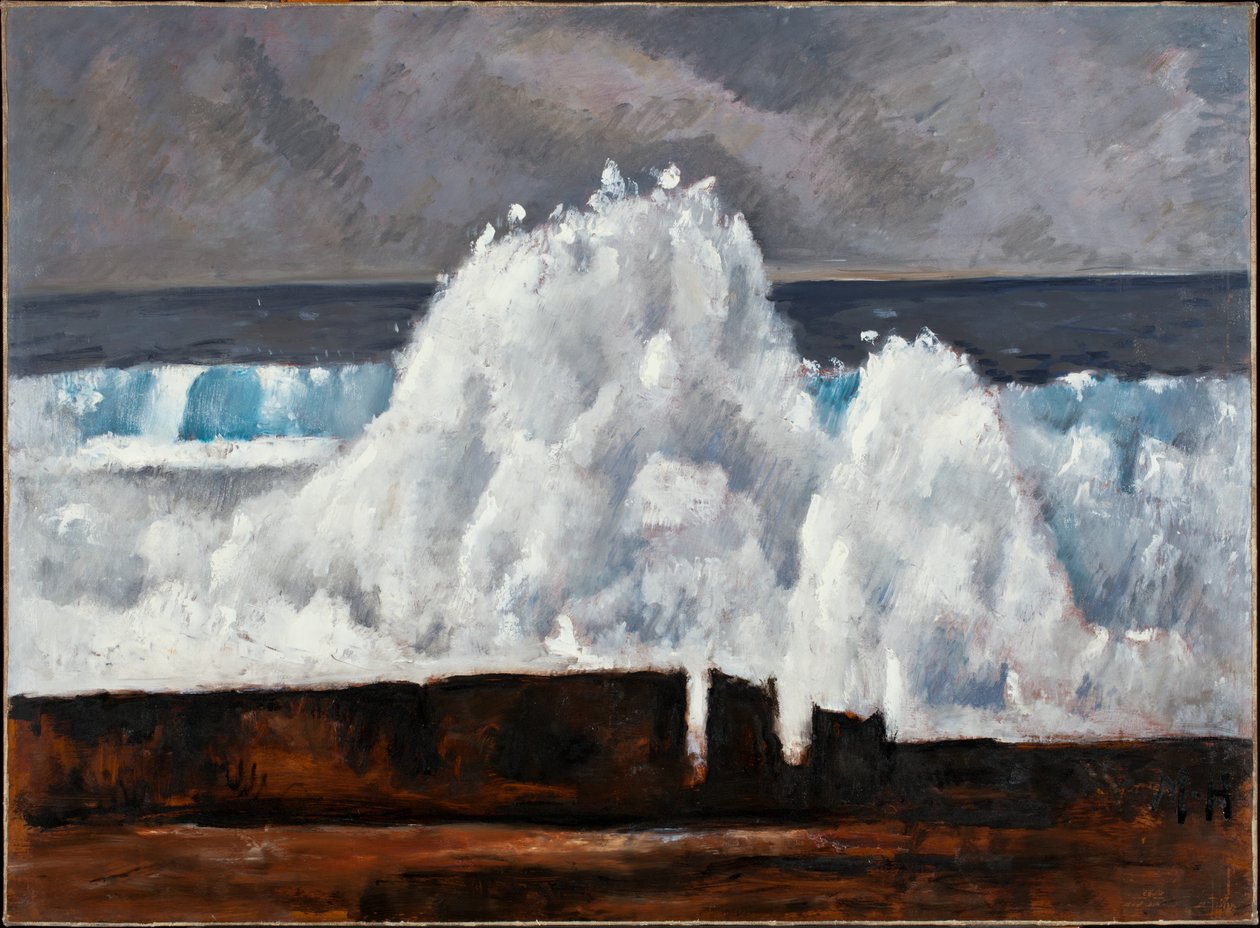 The Wave, 1940-41 (olje på masonitt) av Marsden Hartley