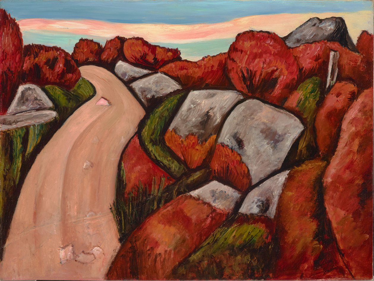 Blueberry Highway, Dogtown, 1931 av Marsden Hartley