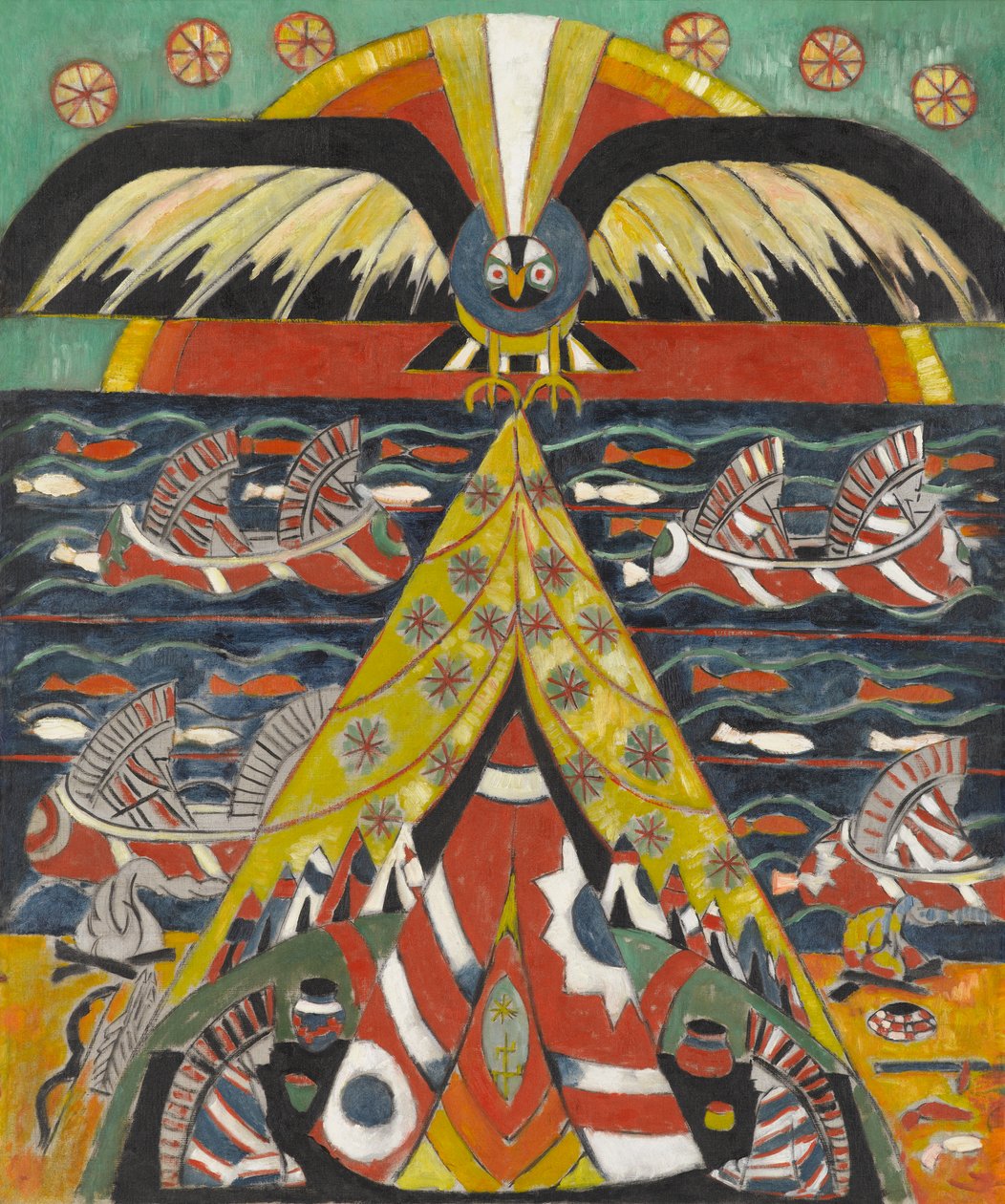 Indian Fantasy, 1914 av Marsden Hartley