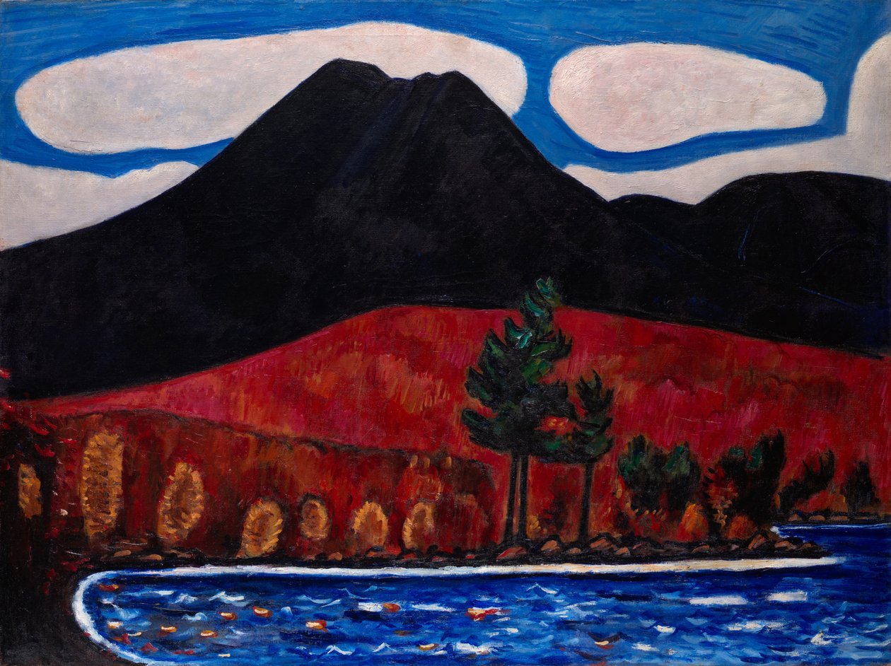 Mt. Katahdin (Maine), høst #2, 1939-40 av Marsden Hartley