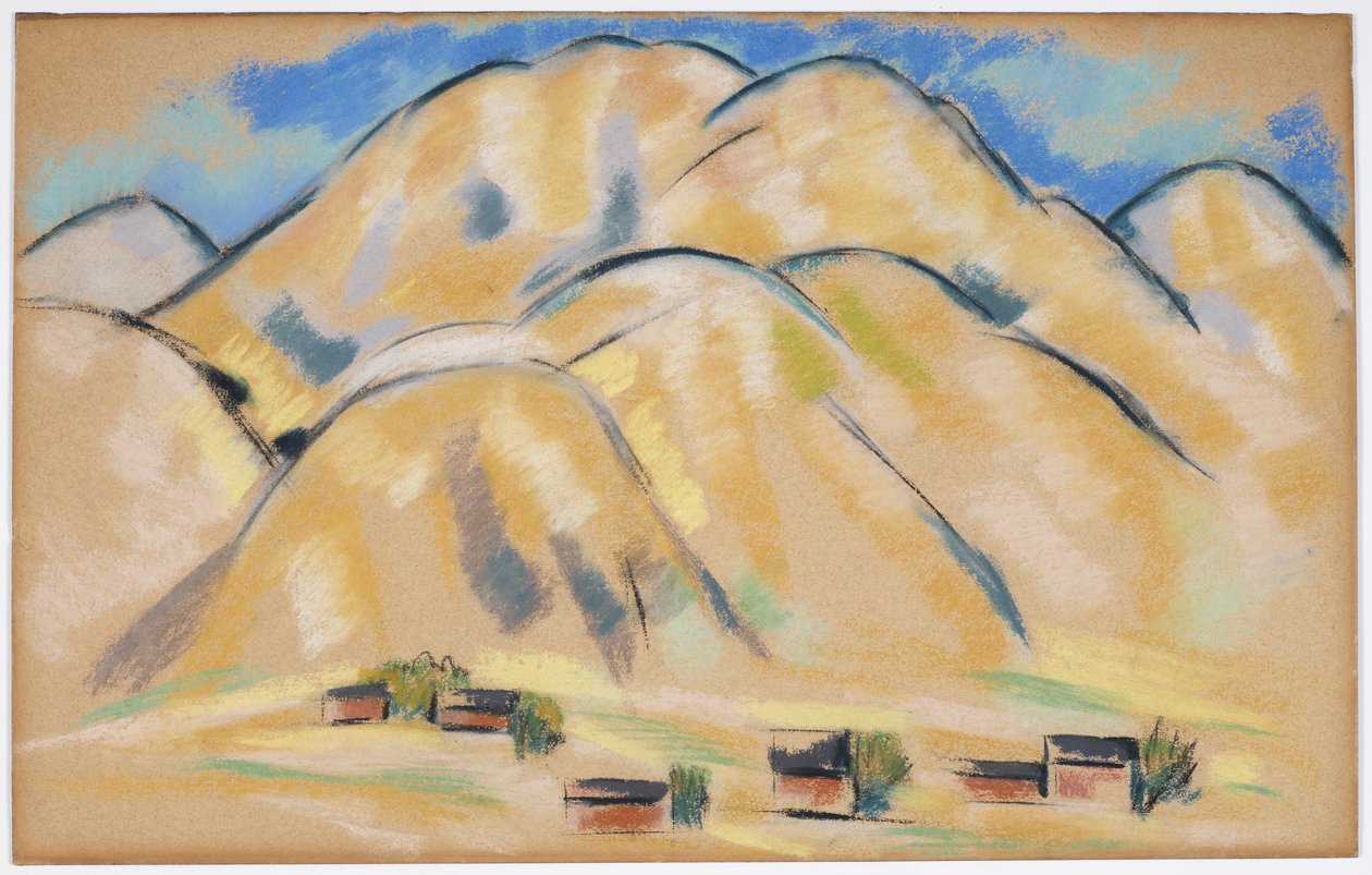 New Mexico Hills av Marsden Hartley
