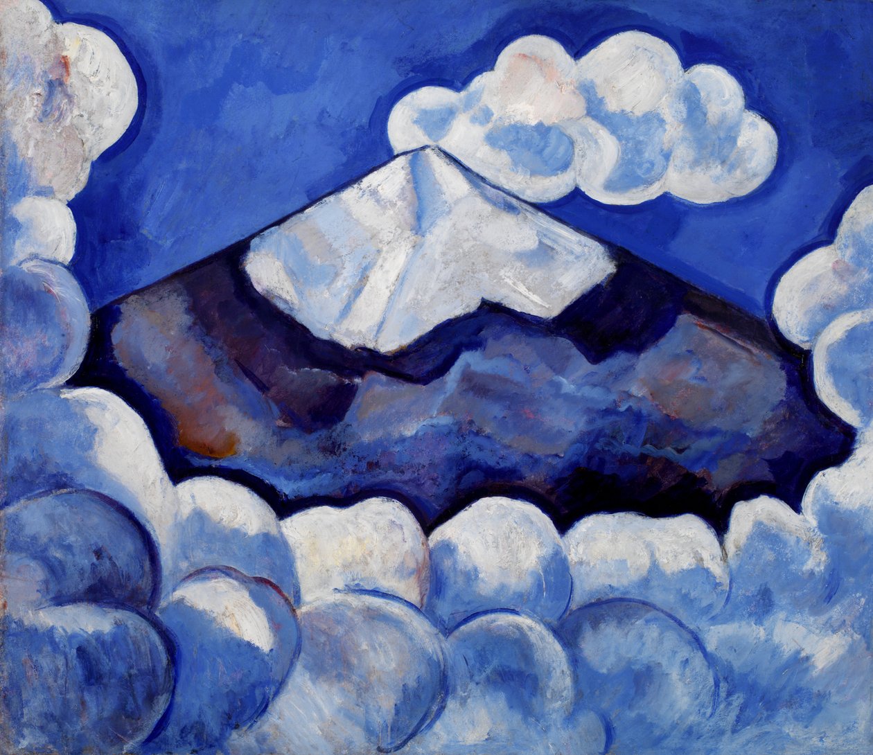 Popocatepetl, Spirited Morning-- Mexico, 1932. av Marsden Hartley