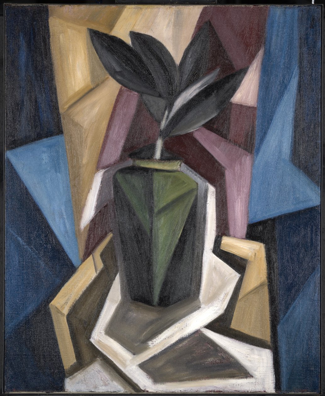 Gummifabrikk, 1920 av Marsden Hartley